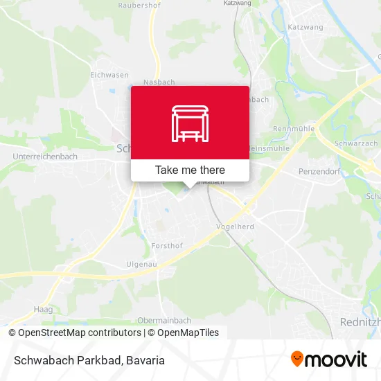 Карта Schwabach Parkbad