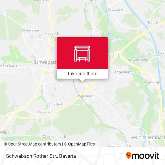 Карта Schwabach Rother Str.
