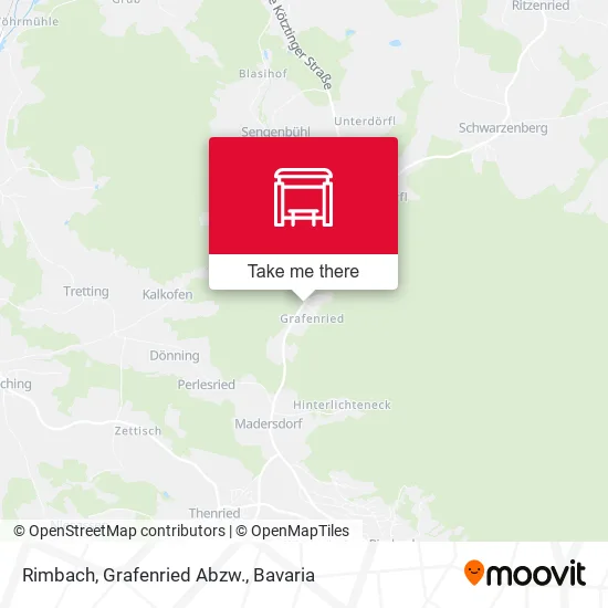 Карта Rimbach, Grafenried Abzw.