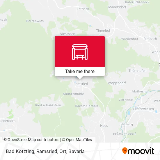 Карта Bad Kötzting, Ramsried, Ort