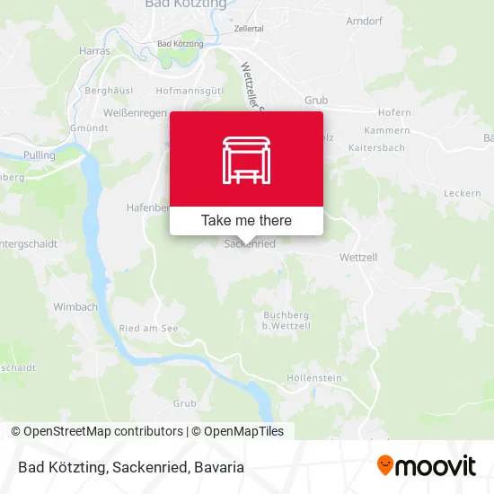 Карта Bad Kötzting, Sackenried