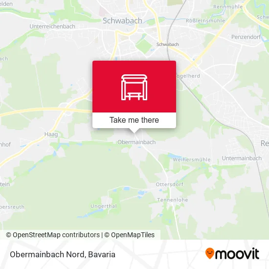 Карта Obermainbach Nord