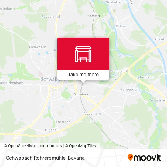 Карта Schwabach Rohrersmühle