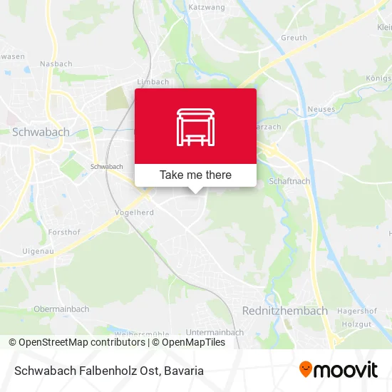 Карта Schwabach Falbenholz Ost