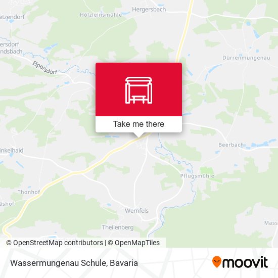 Wassermungenau Schule map