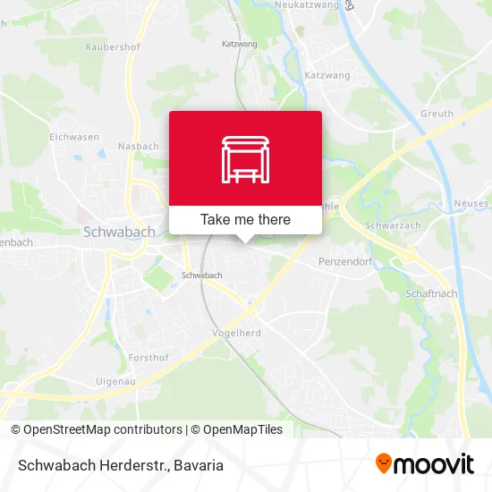 Карта Schwabach Herderstr.