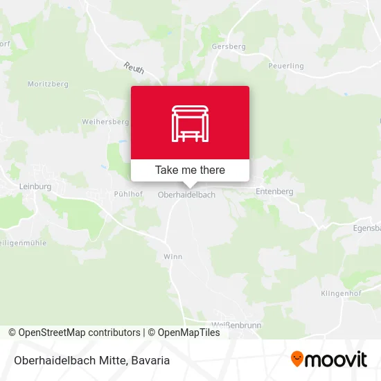 Oberhaidelbach Mitte map