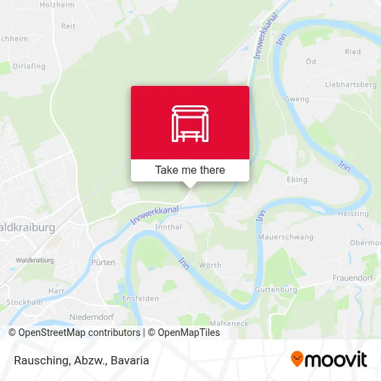 Rausching, Abzw. map