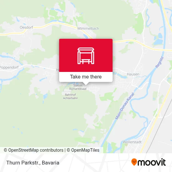 Thurn Parkstr. map