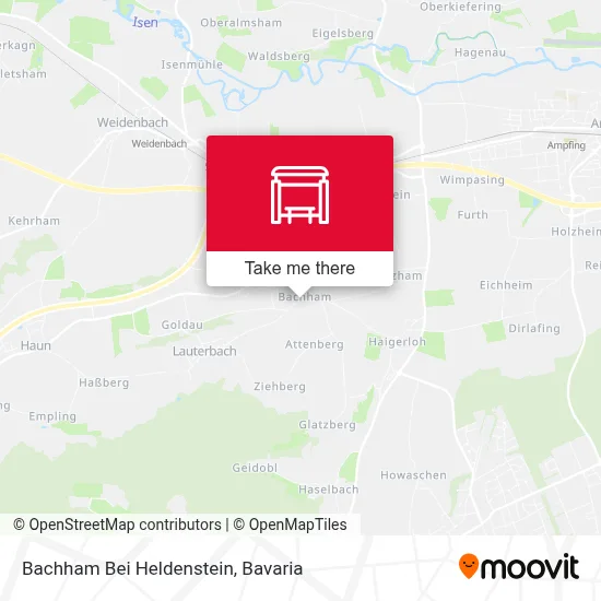 Bachham Bei Heldenstein map