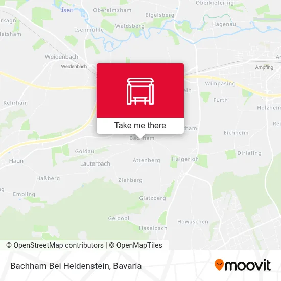 Bachham Bei Heldenstein map