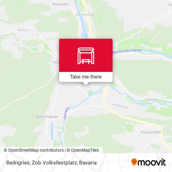 Beilngries, Zob Volksfestplatz map