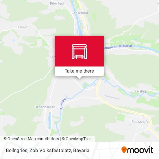 Beilngries, Zob Volksfestplatz map