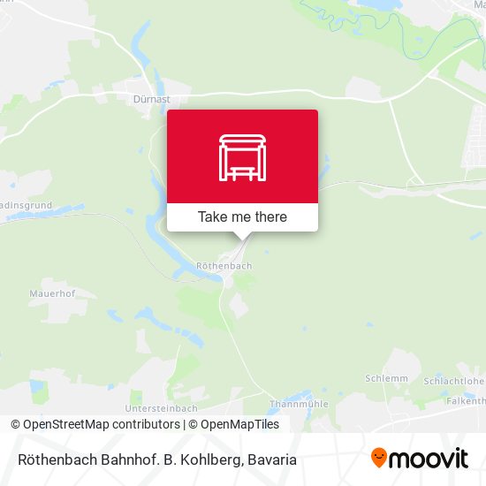 Röthenbach Bahnhof. B. Kohlberg map