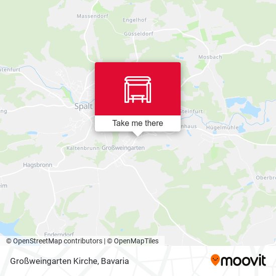 Großweingarten Kirche map