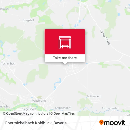 Карта Obermichelbach Kohlbuck