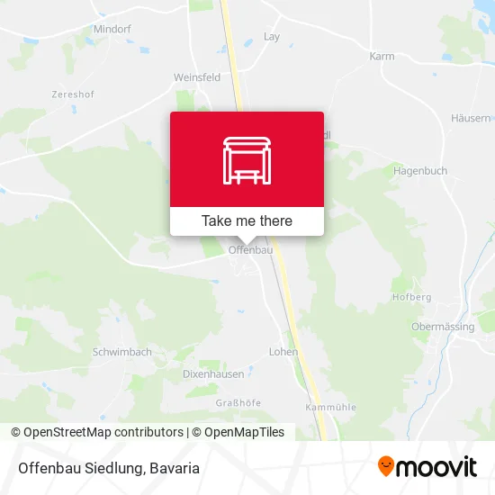 Карта Offenbau Siedlung