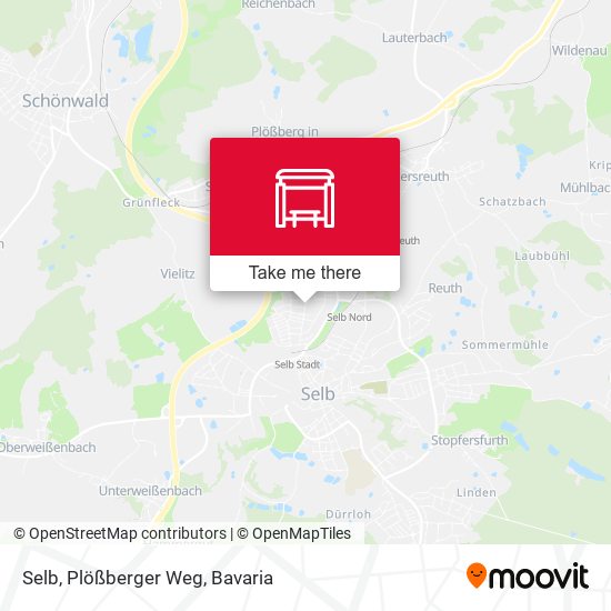 Selb, Plößberger Weg map