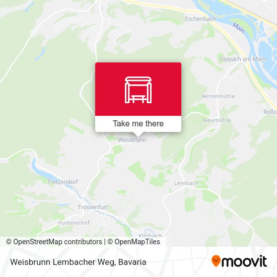Weisbrunn Lembacher Weg map