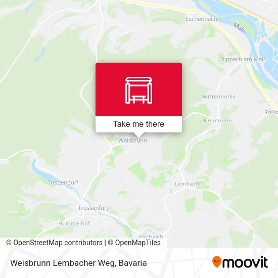 Карта Weisbrunn Lembacher Weg
