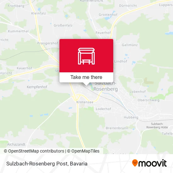 Карта Sulzbach-Rosenberg Post