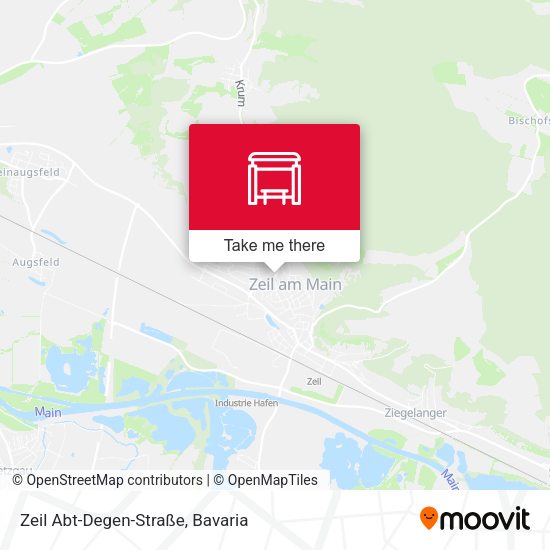 Карта Zeil Abt-Degen-Straße