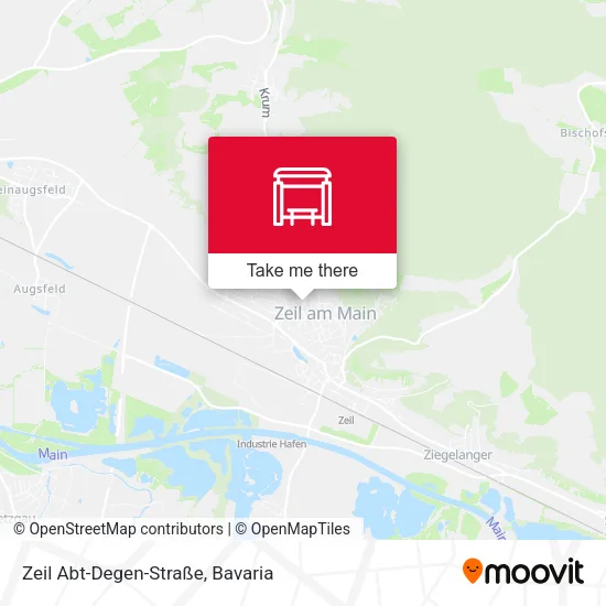 Карта Zeil Abt-Degen-Straße
