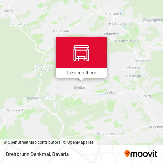 Карта Breitbrunn Denkmal