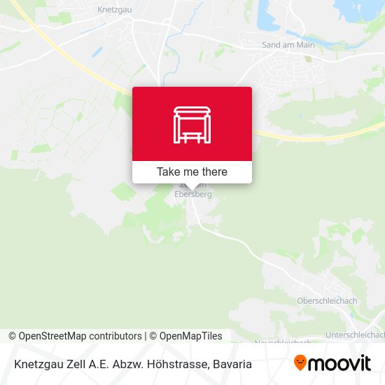 Knetzgau Zell A.E. Abzw. Höhstrasse map