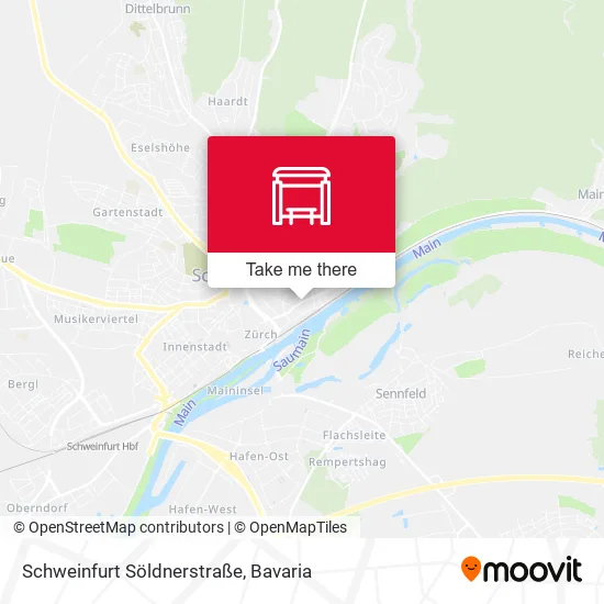 Карта Schweinfurt Söldnerstraße