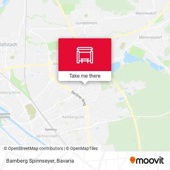 Карта Bamberg Spinnseyer