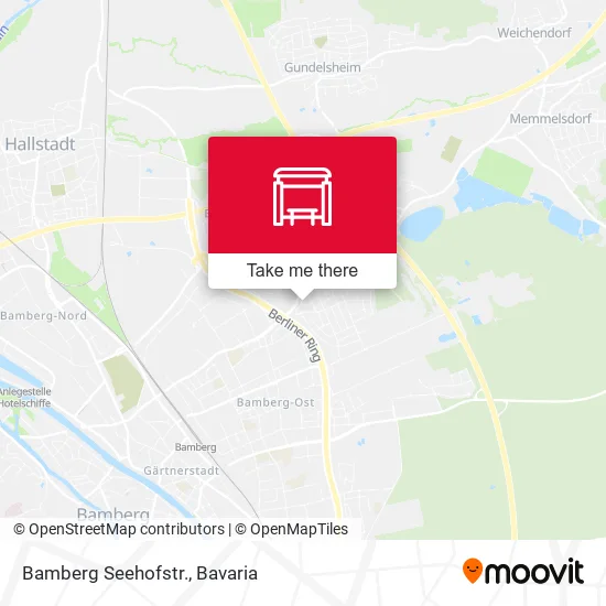 Карта Bamberg Seehofstr.