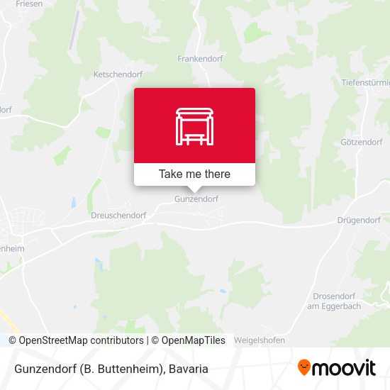 Gunzendorf (B. Buttenheim) map