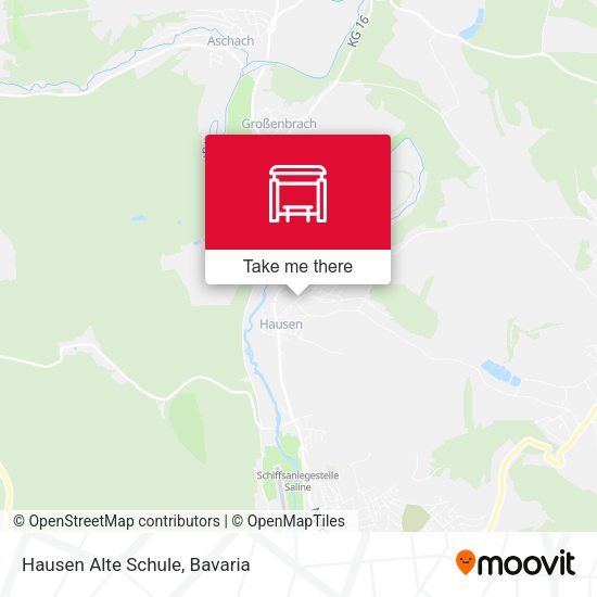 Hausen Alte Schule map