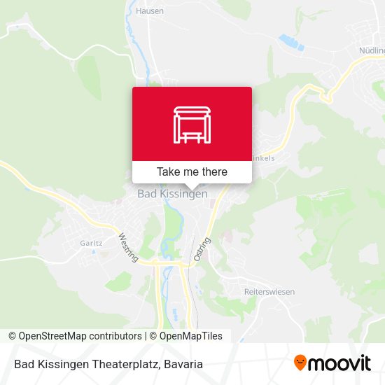 Bad Kissingen Theaterplatz map