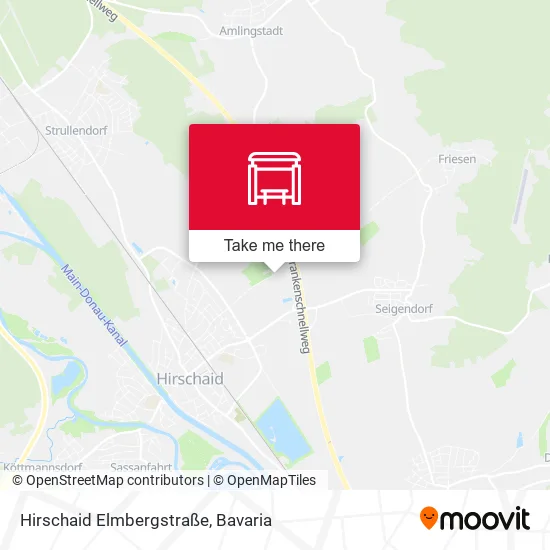 Карта Hirschaid Elmbergstraße
