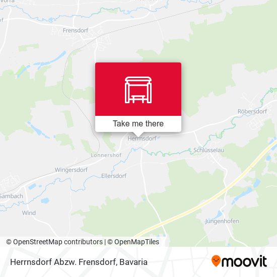 Herrnsdorf Abzw. Frensdorf map