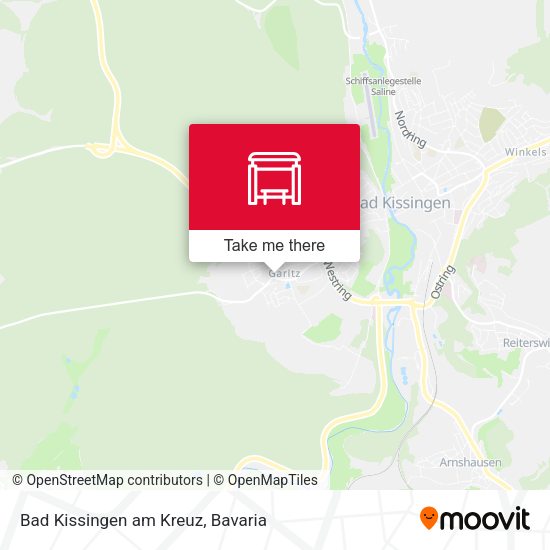 Bad Kissingen am Kreuz map