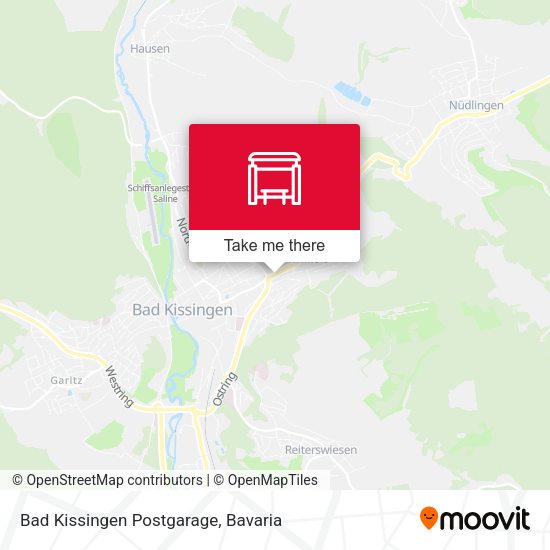 Карта Bad Kissingen Postgarage