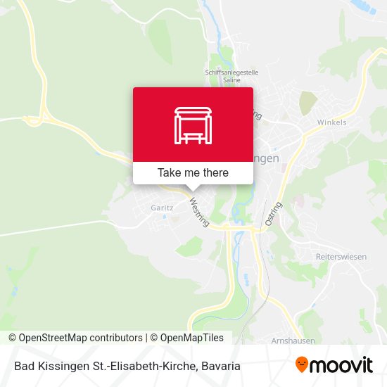 Bad Kissingen St.-Elisabeth-Kirche map