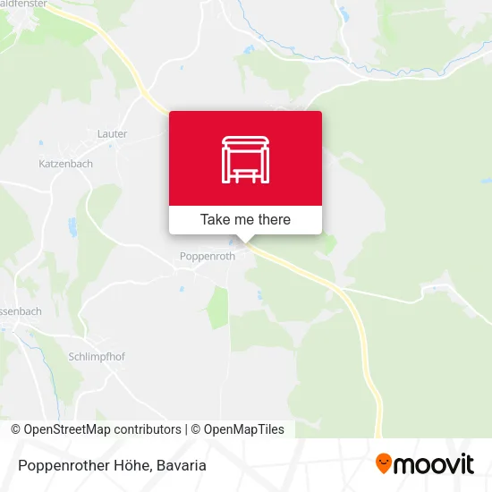 Карта Poppenrother Höhe