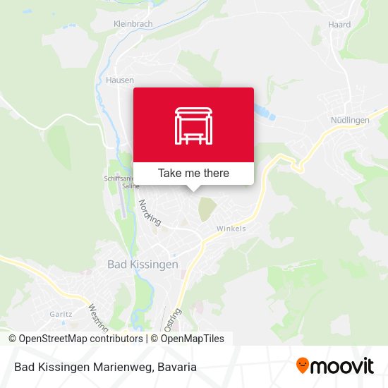 Bad Kissingen Marienweg map