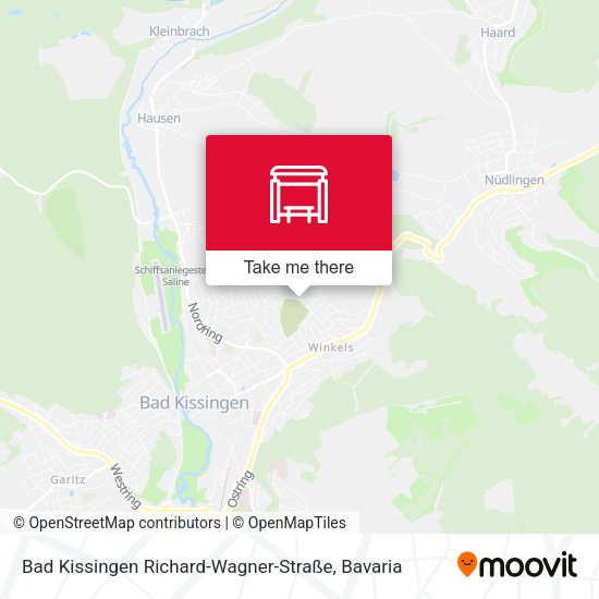 Bad Kissingen Richard-Wagner-Straße map