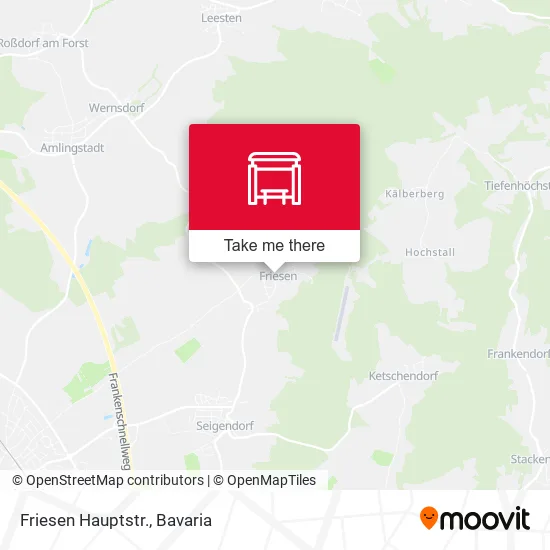Карта Friesen Hauptstr.