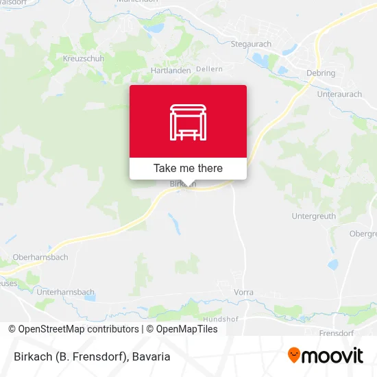 Birkach (B. Frensdorf) map