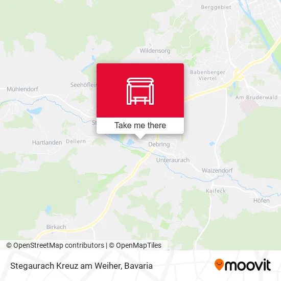 Карта Stegaurach Kreuz am Weiher