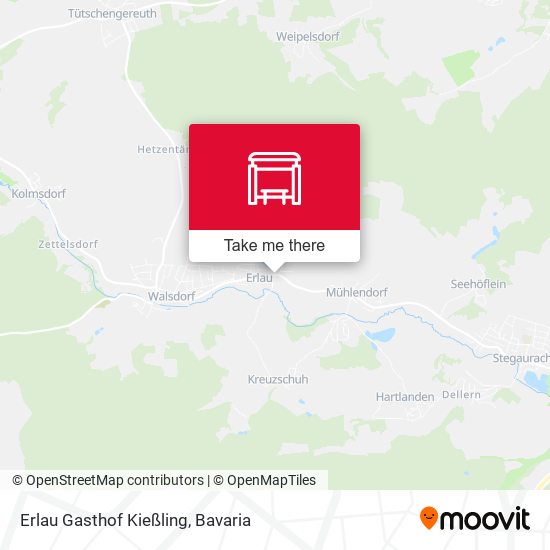 Erlau Gasthof Kießling map