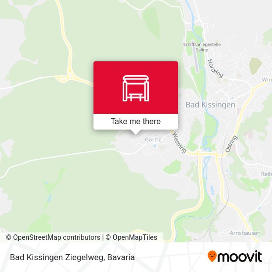 Bad Kissingen Ziegelweg map
