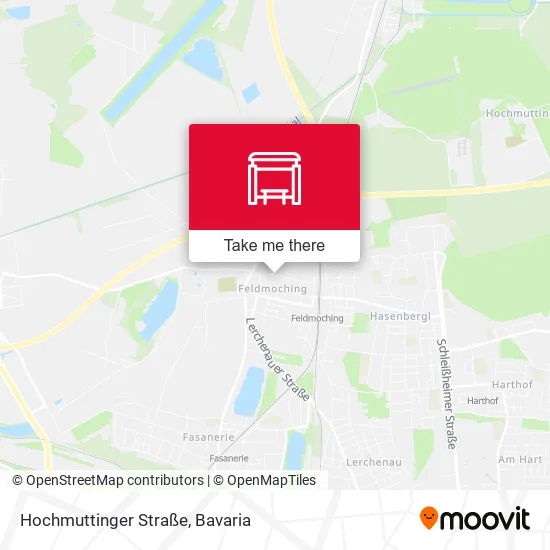 Карта Hochmuttinger Straße