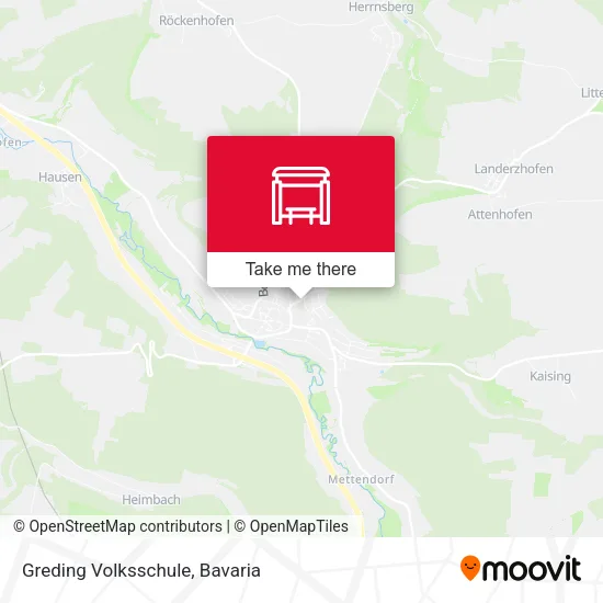 Карта Greding Volksschule